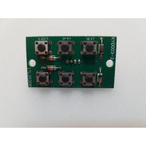 PLACA BOTONERA DE REPRODUCTOR LENCO KYD003-3 DVT-2441